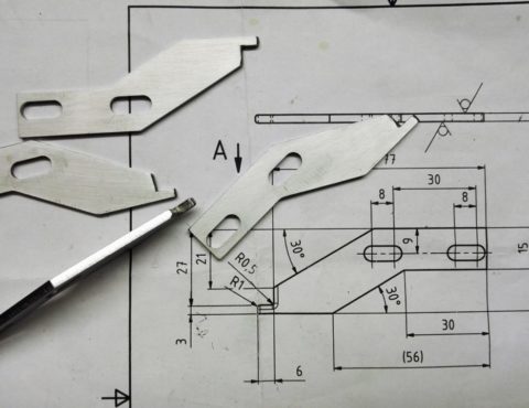 Výpalky z CNC laseru